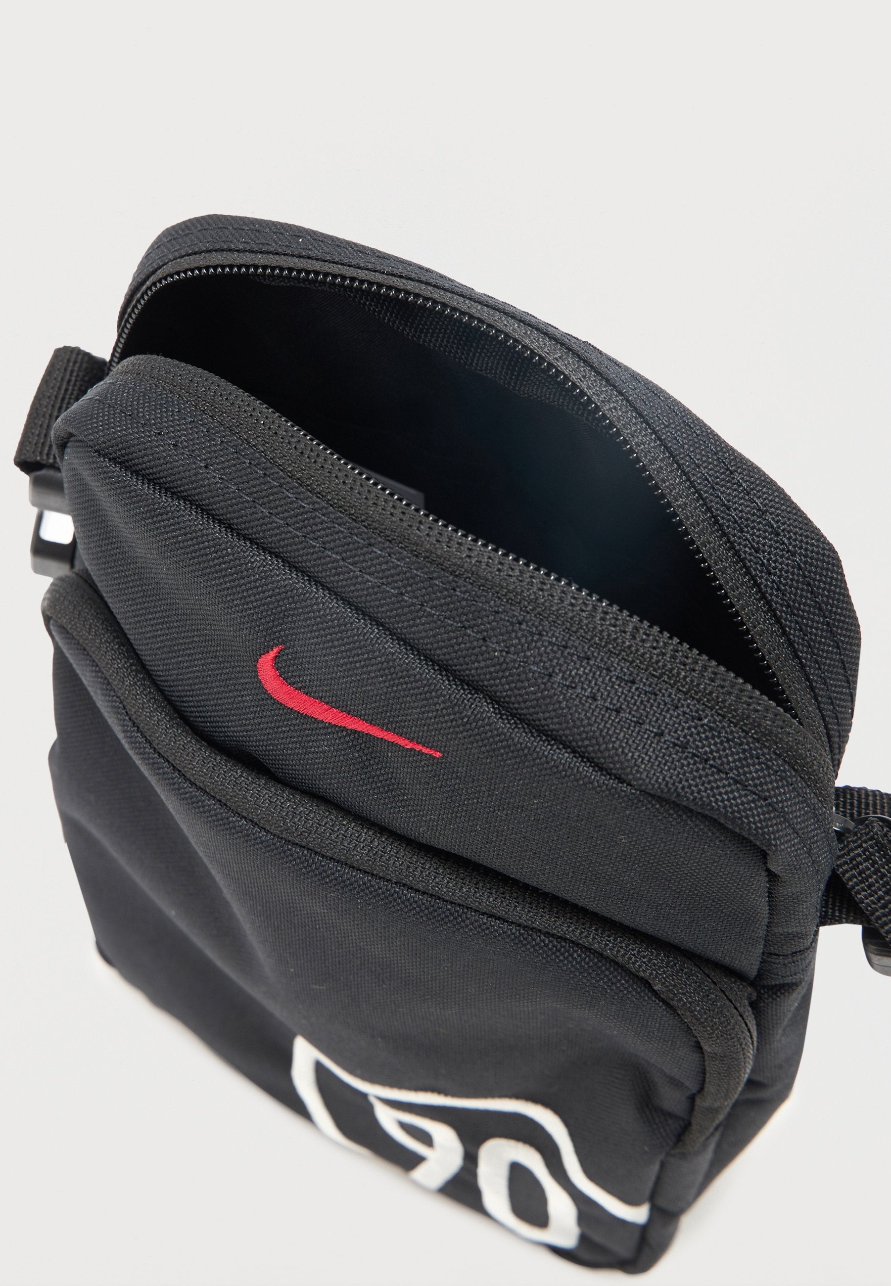 HERITAGE CROSSBODY UNISEX - Cross body bag - black/gym red