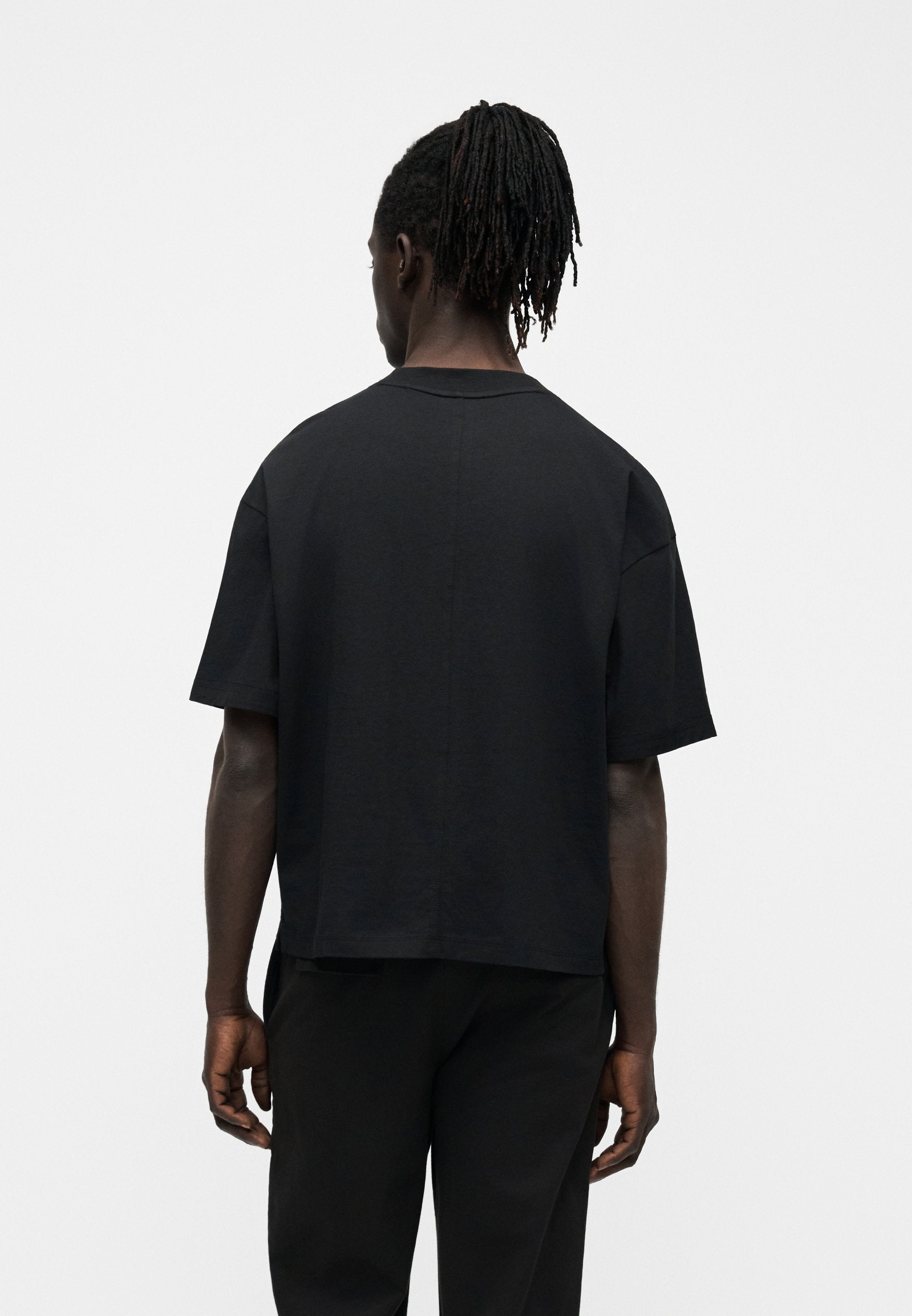 NOHA CROP - Print T-shirt - black