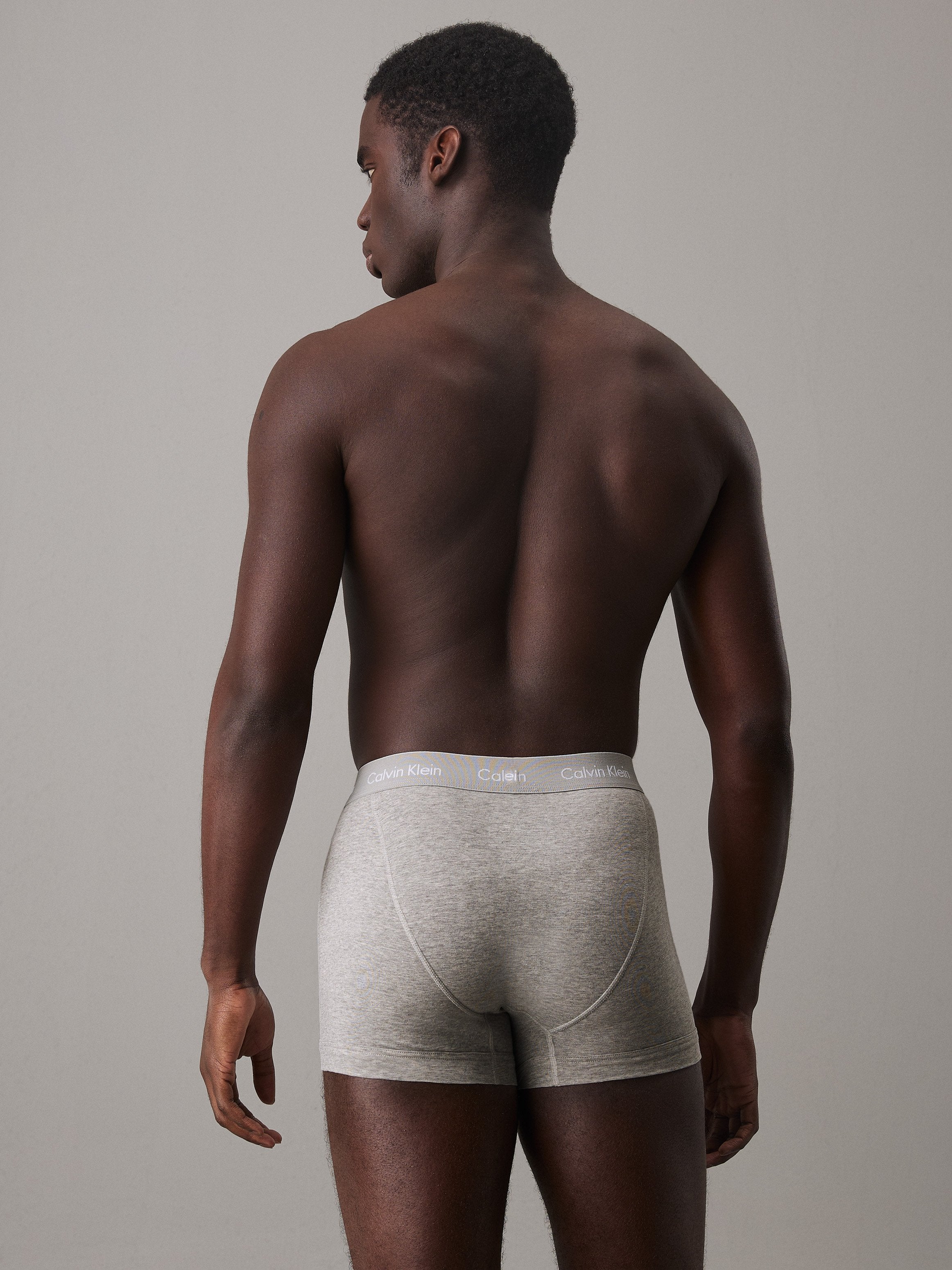 TRUNK COTTON STRETCH 3 PACK  - Trunks - grey heather