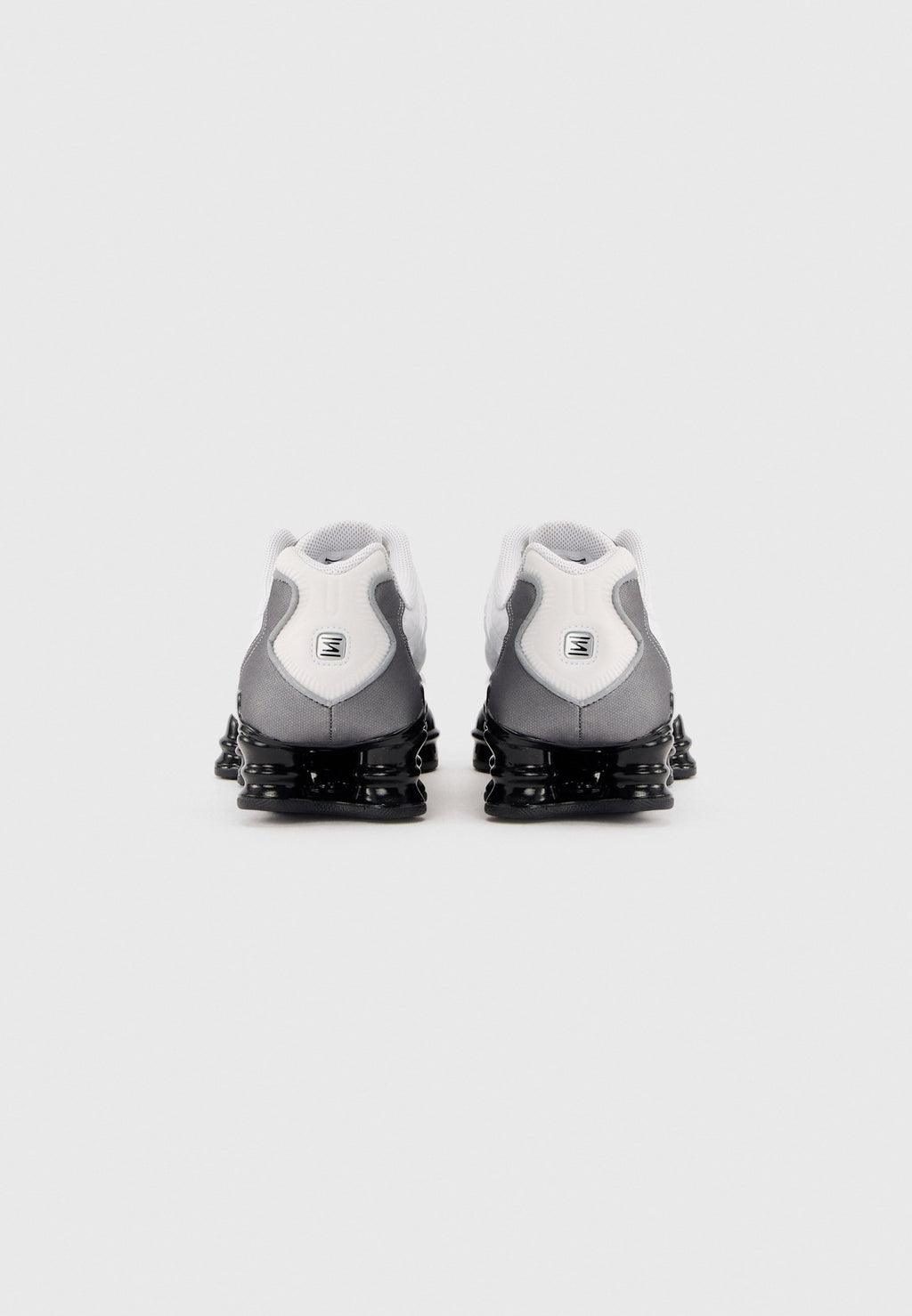 SHOX UNISEX - Trainers - white/cool grey/black/silver-coloured