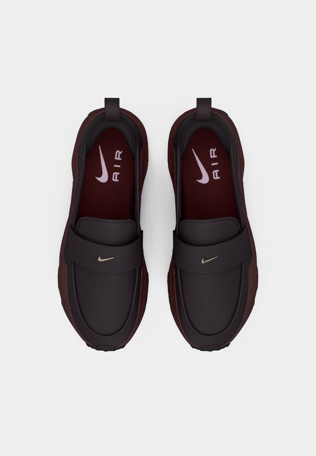 AIR MAX PHENOMENA - Slip-ons - burgundy crush/metallic silver-coloured/burgundy ash/black/pink foam