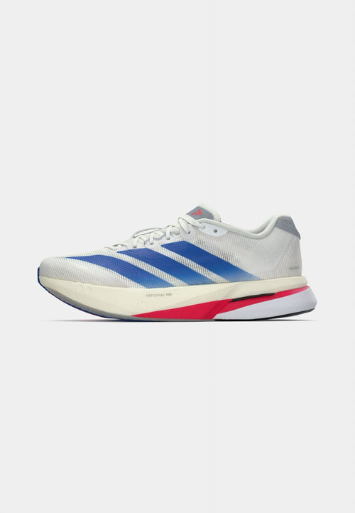 ADIZERO BOSTON 13 M - Road running shoes - footwear white/team royal blue/halo silver-coloured