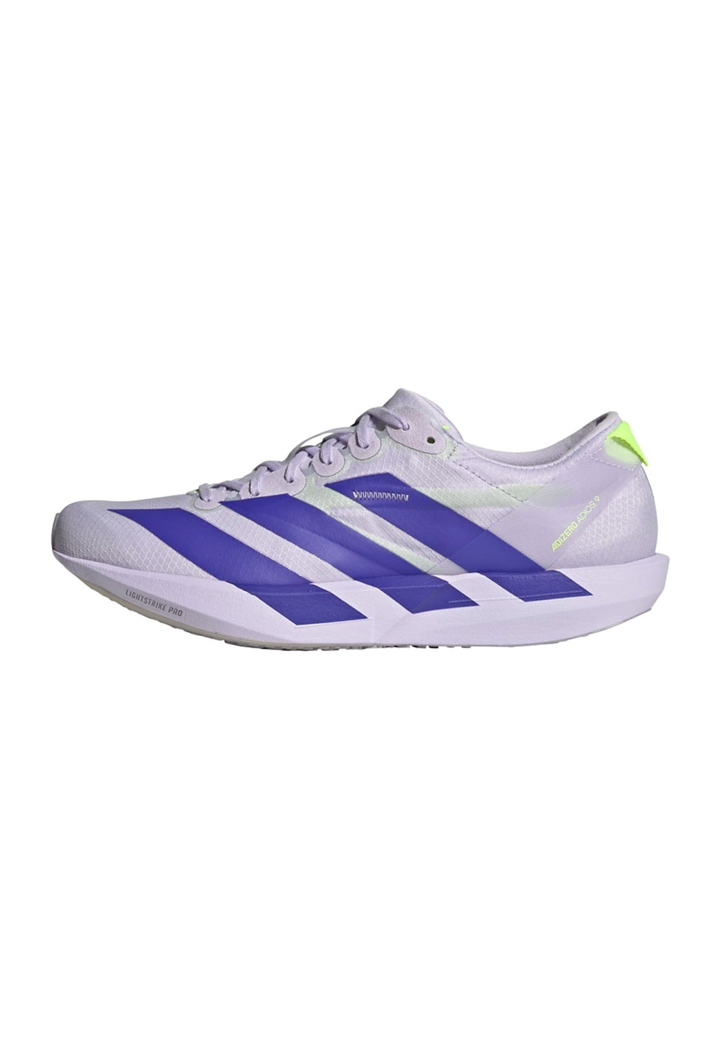 ADIZERO ADIOS 9 - Road running shoes - purple tint   solar purple   signal green
