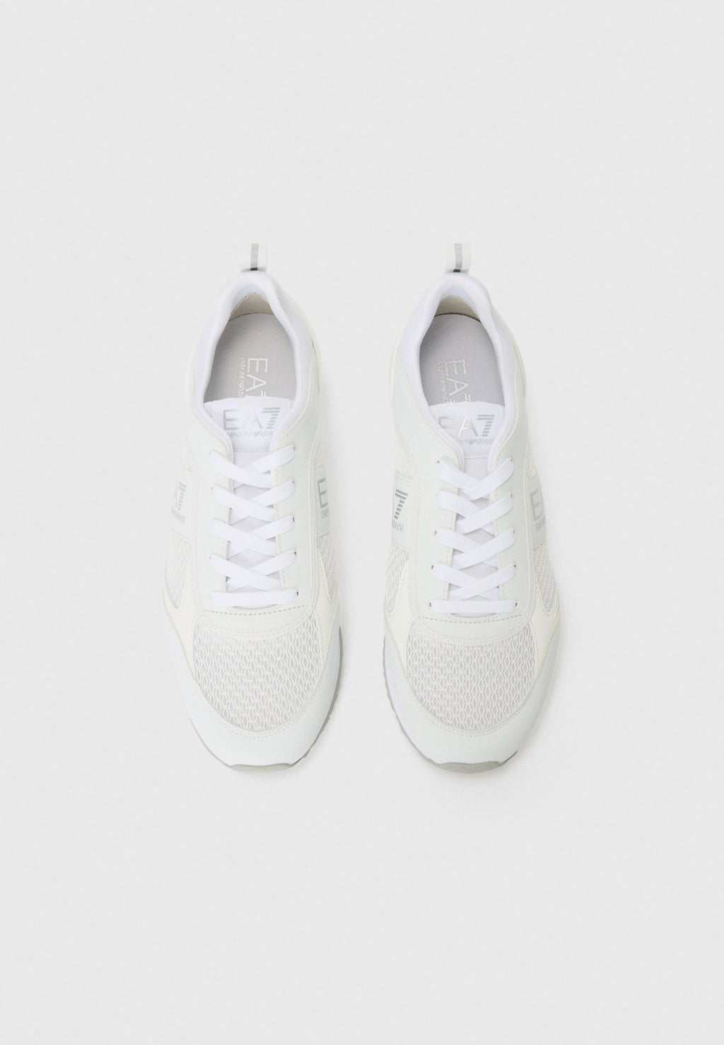 Baskets - blanc/argenté