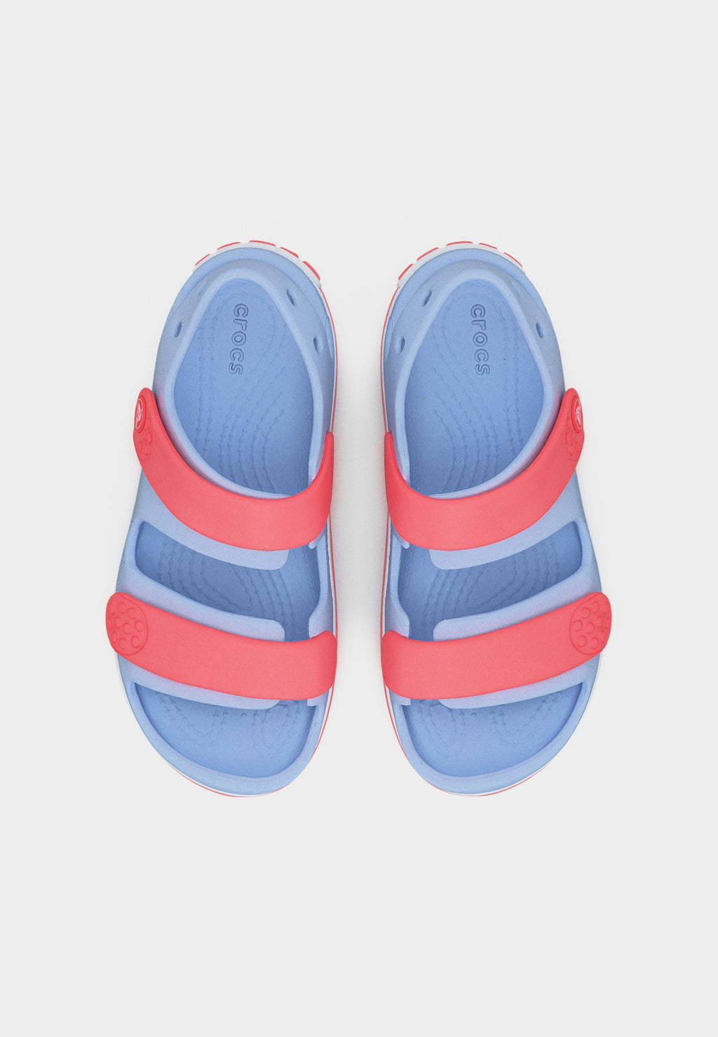CROCBAND CRUISER - Pool slides - blue frost/guava