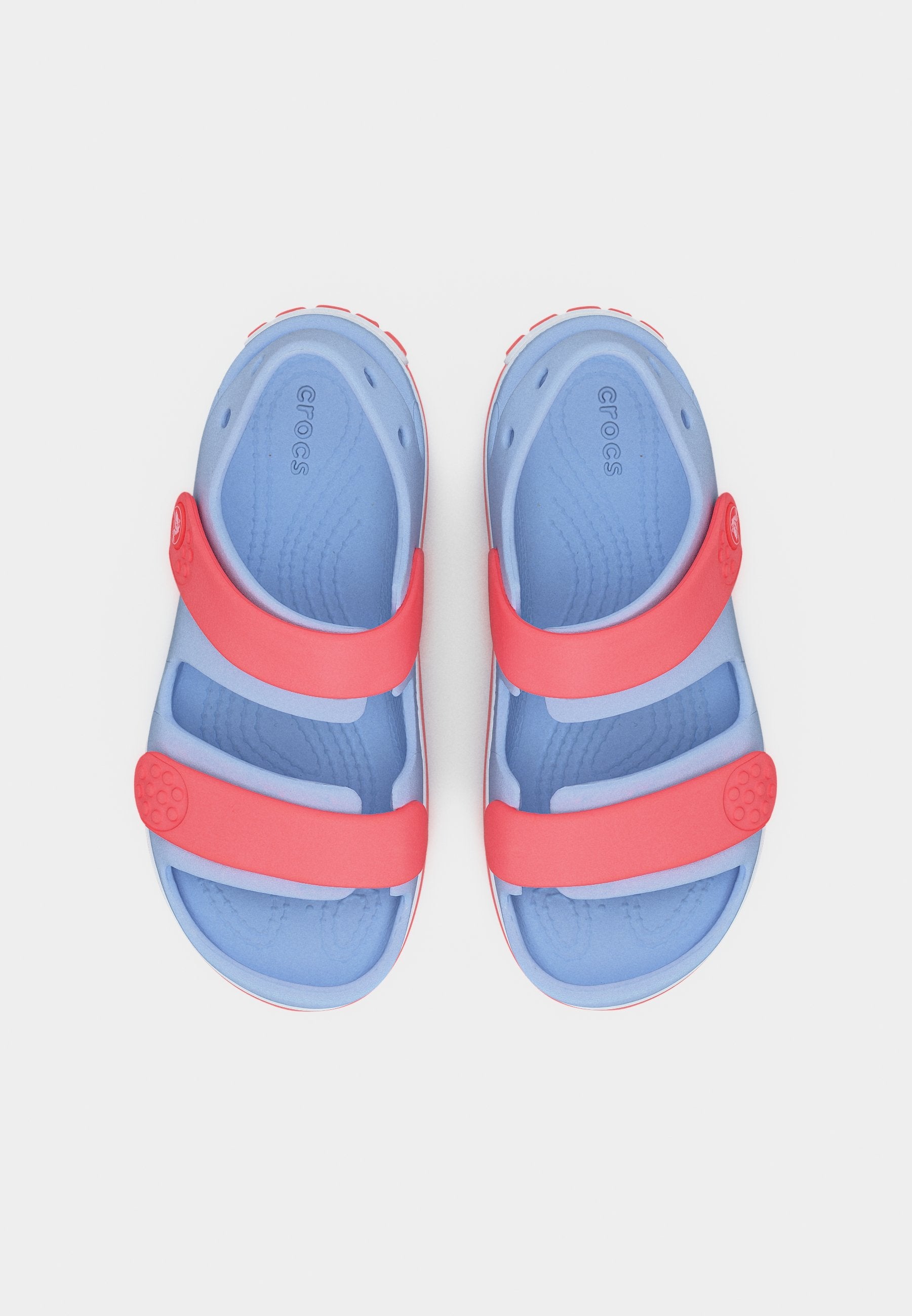 CROCBAND CRUISER - Pool slides - blue frost/guava