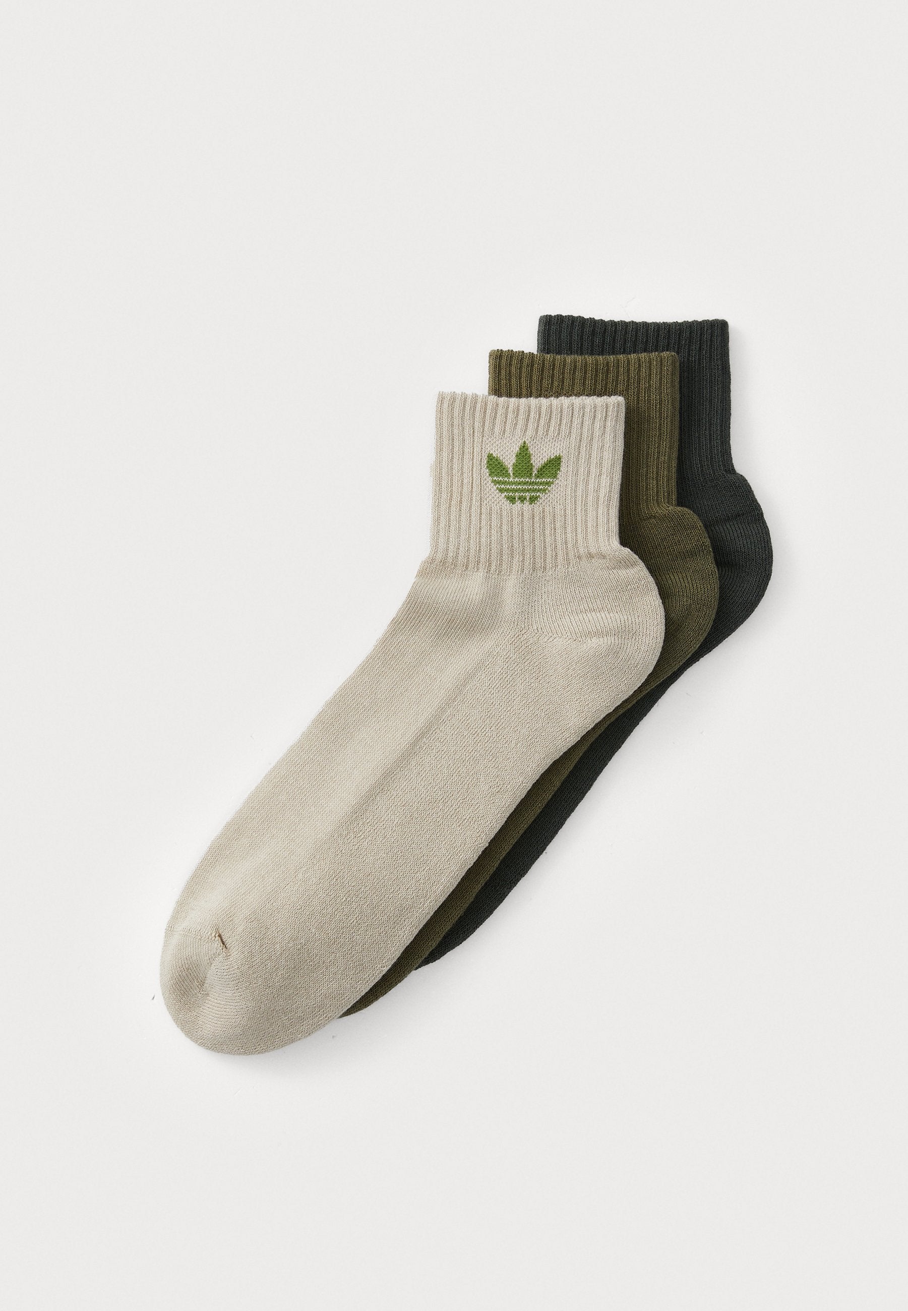 1/4 3PACK - Socks - medium dark khaki/wonder beige/legend earth