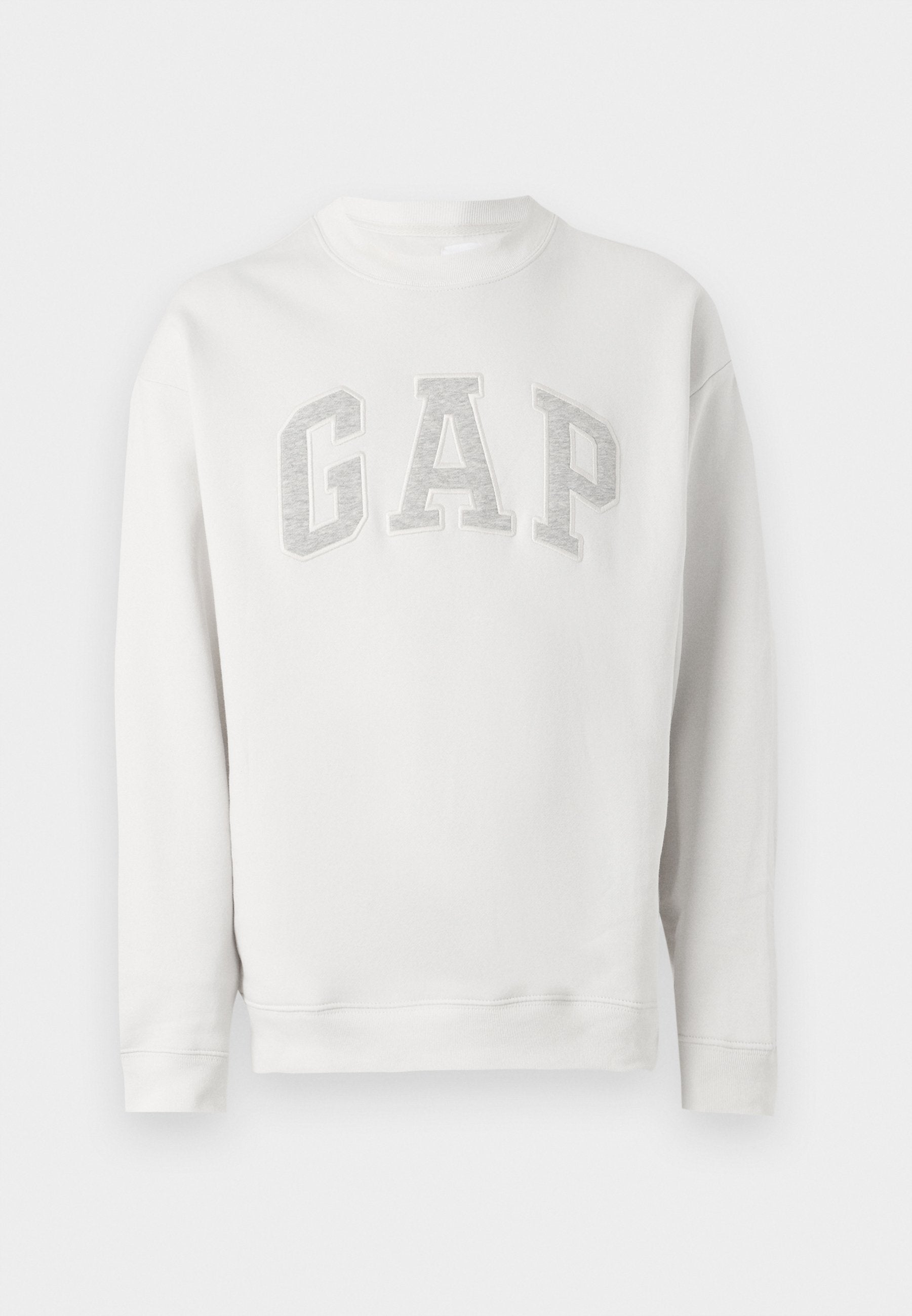 HERITAGE LOGO CREW SOLID - Sweatshirt - stone