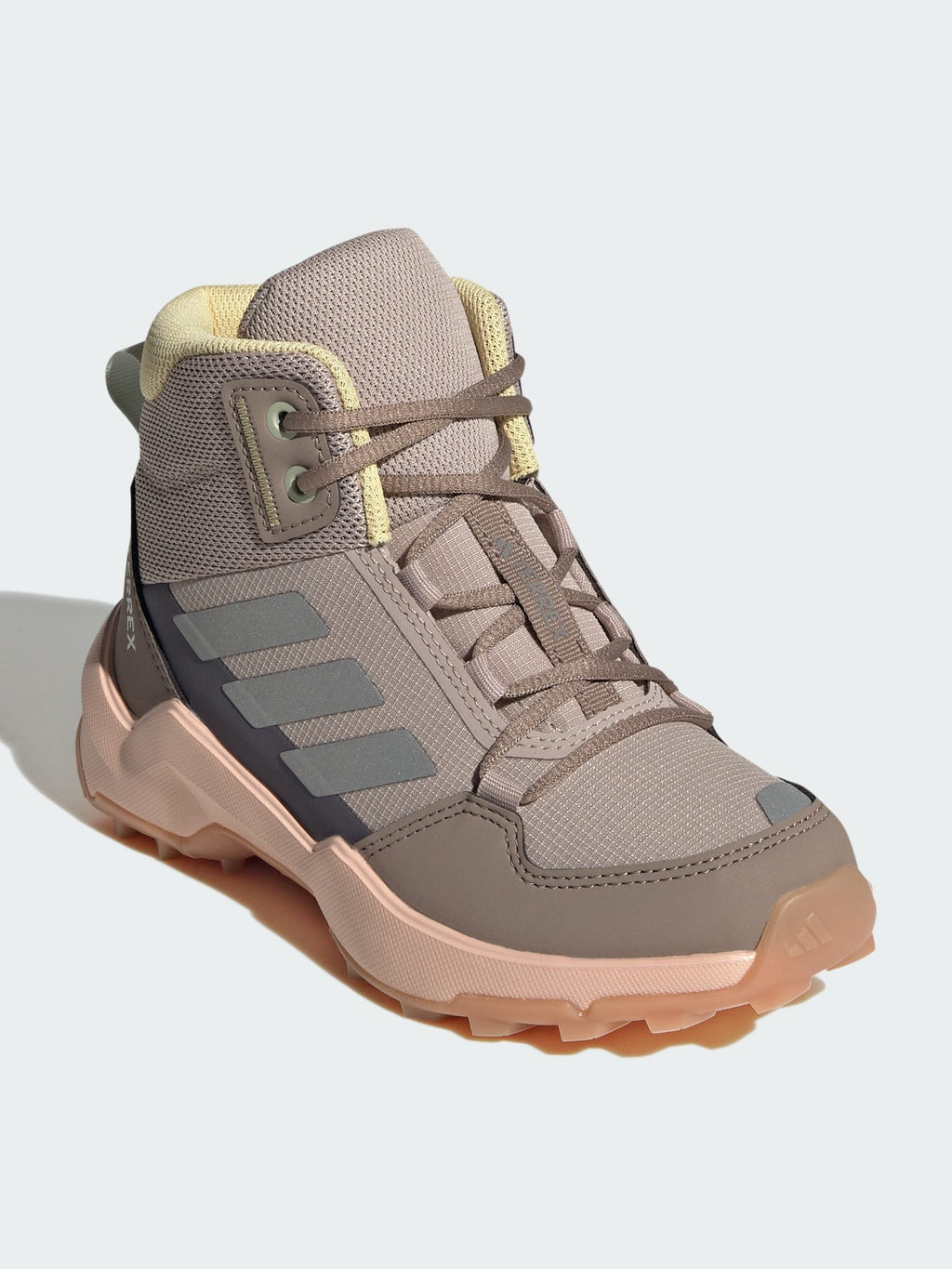 AX4R MID UNISEX - Hiking shoes -  taupe/reflective silver/ice tangerine