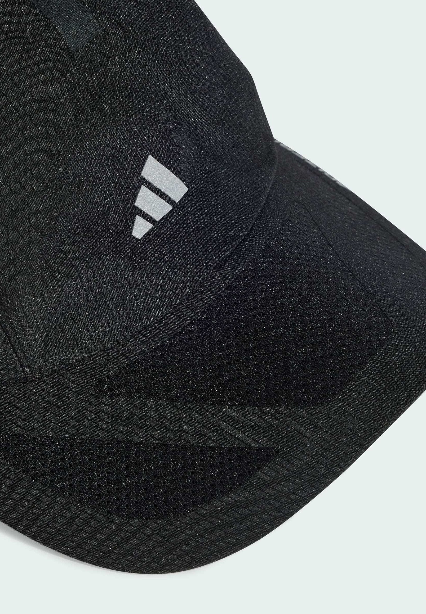 RUNXADIZ CAP UNISEX - Cap - black   reflective silver