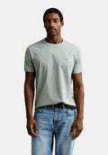 REG SHIELD SS T-SHIRT - Basic T-shirt - grau
