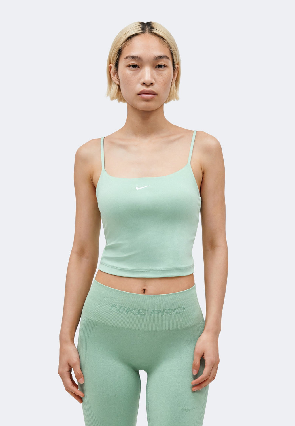 W NK ONE DF BRA TANK - Haut - steam/white