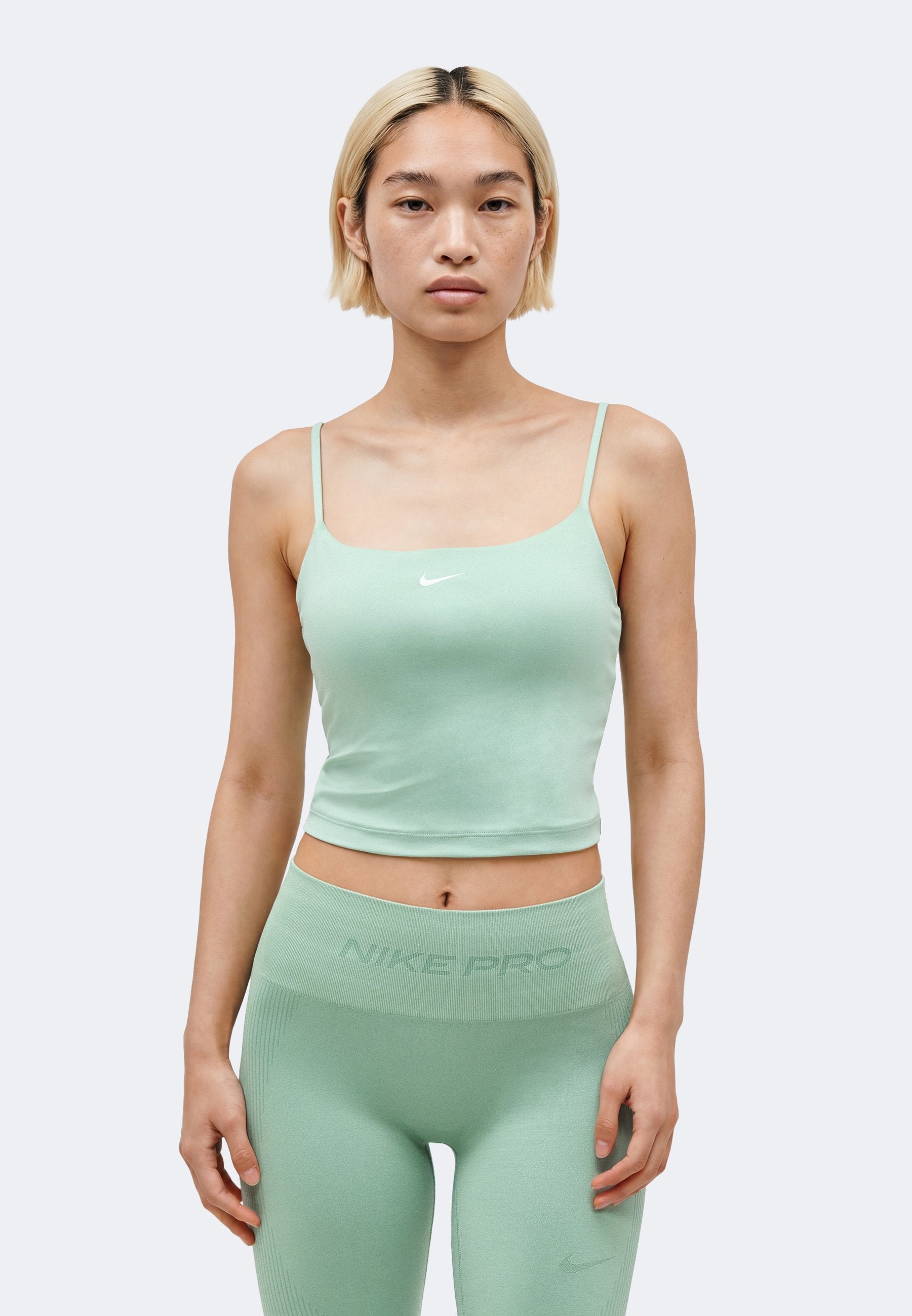W NK ONE DF BRA TANK - Haut - steam/white