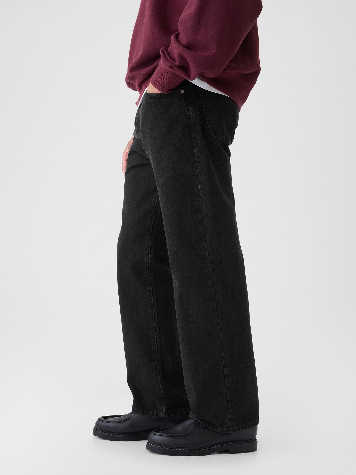 90S LOOSE  - Loose Jeans - black