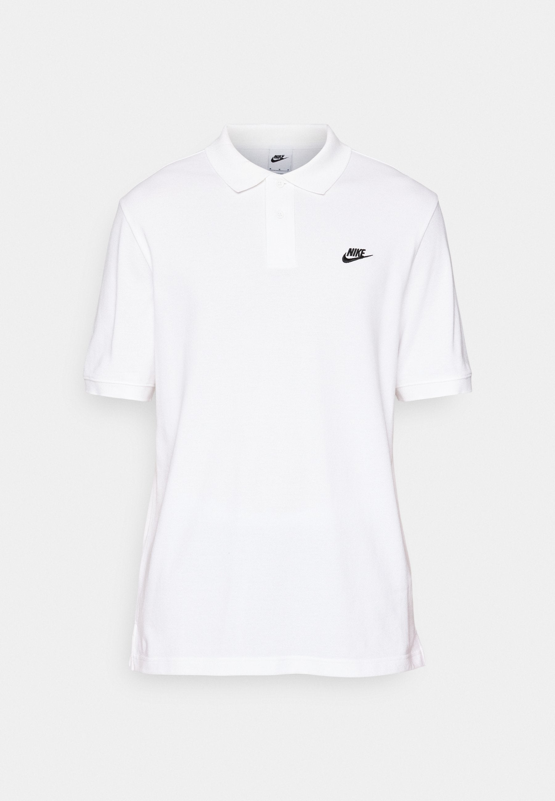 Polo shirt - white/black