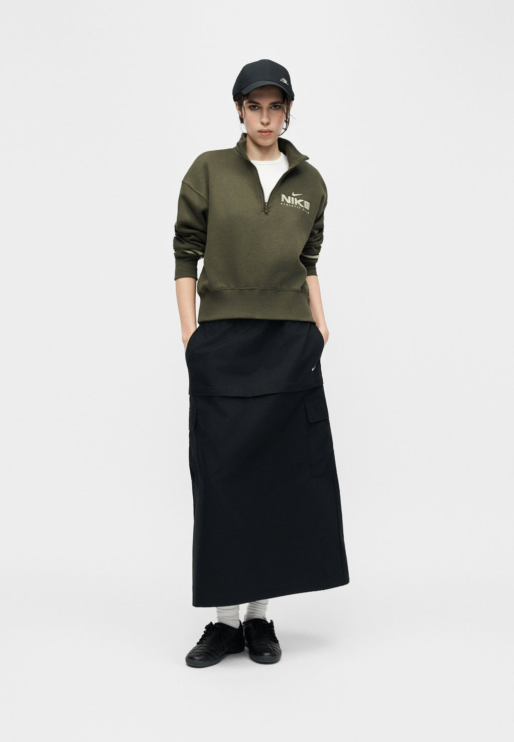 Sweatshirt - khaki