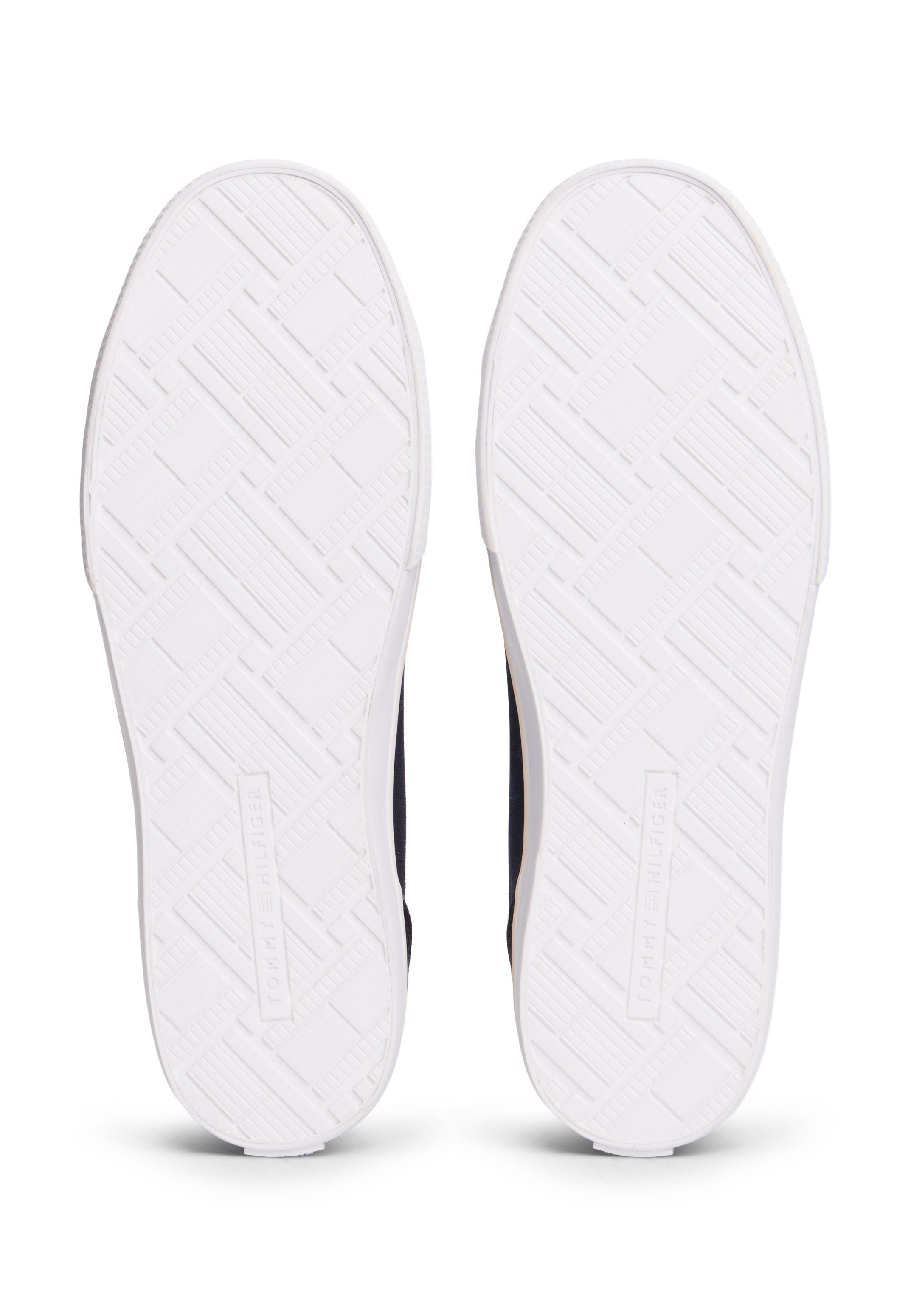 LOW PROFILE CANVAS LACE-UP TRAINERS - Trainers - space blue