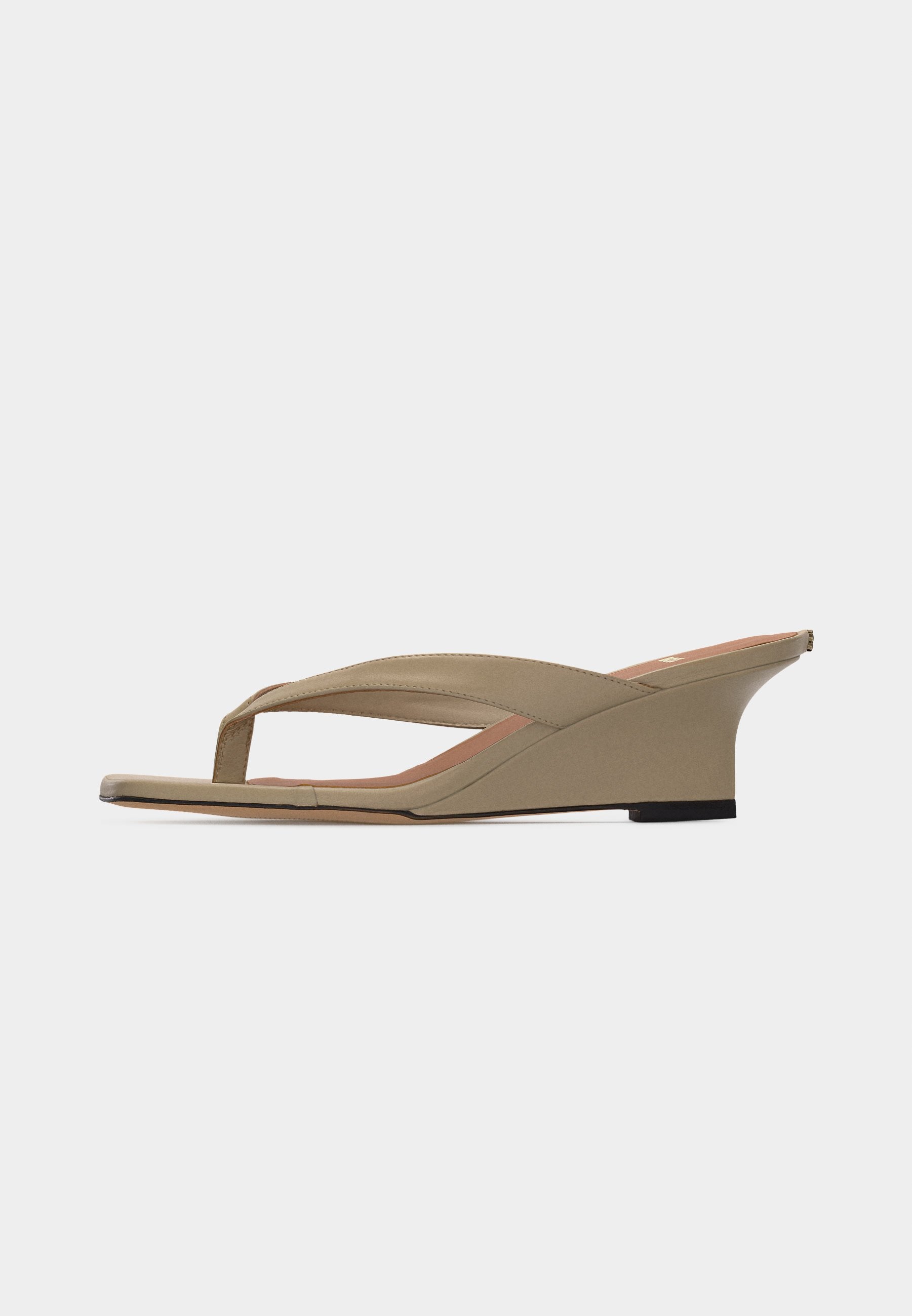 CHARLIZE - T-bar sandals - light beige