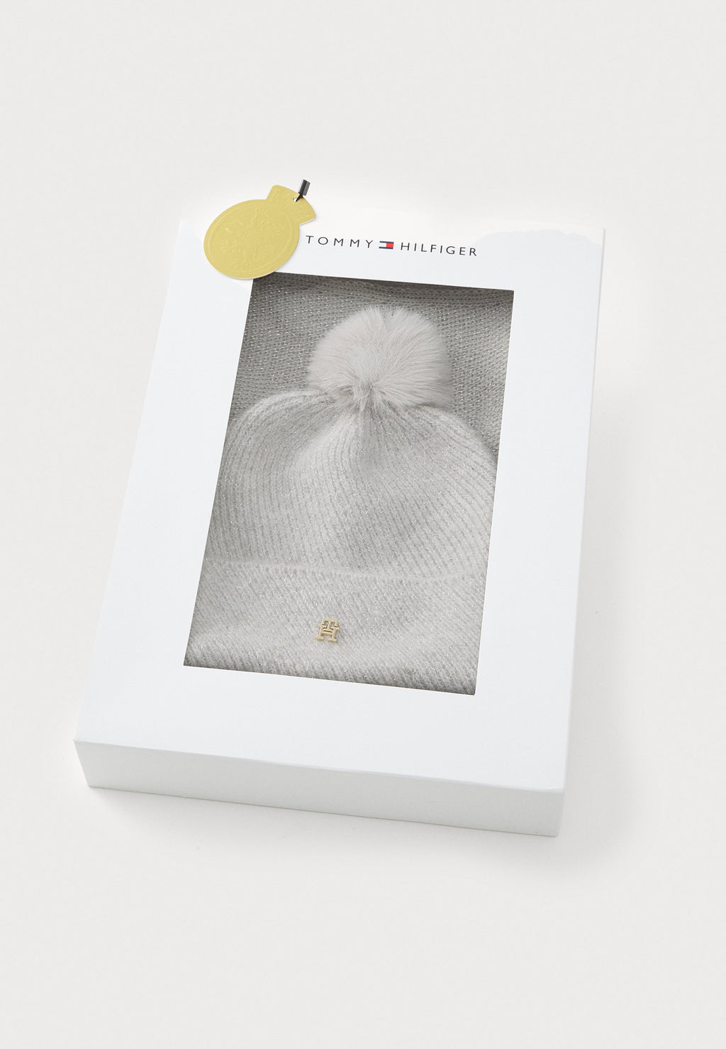 POM POM BEANIE AND SCARF SET - Scarf - grey whisper