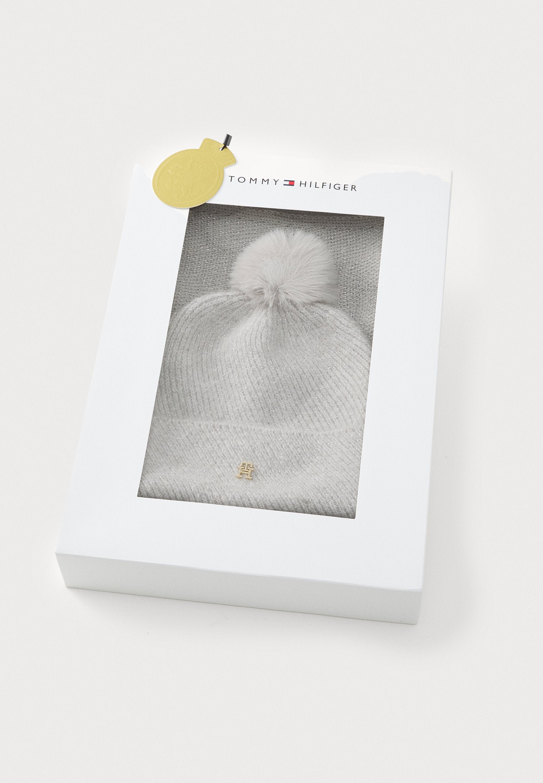 POM POM BEANIE AND SCARF SET - Scarf - grey whisper