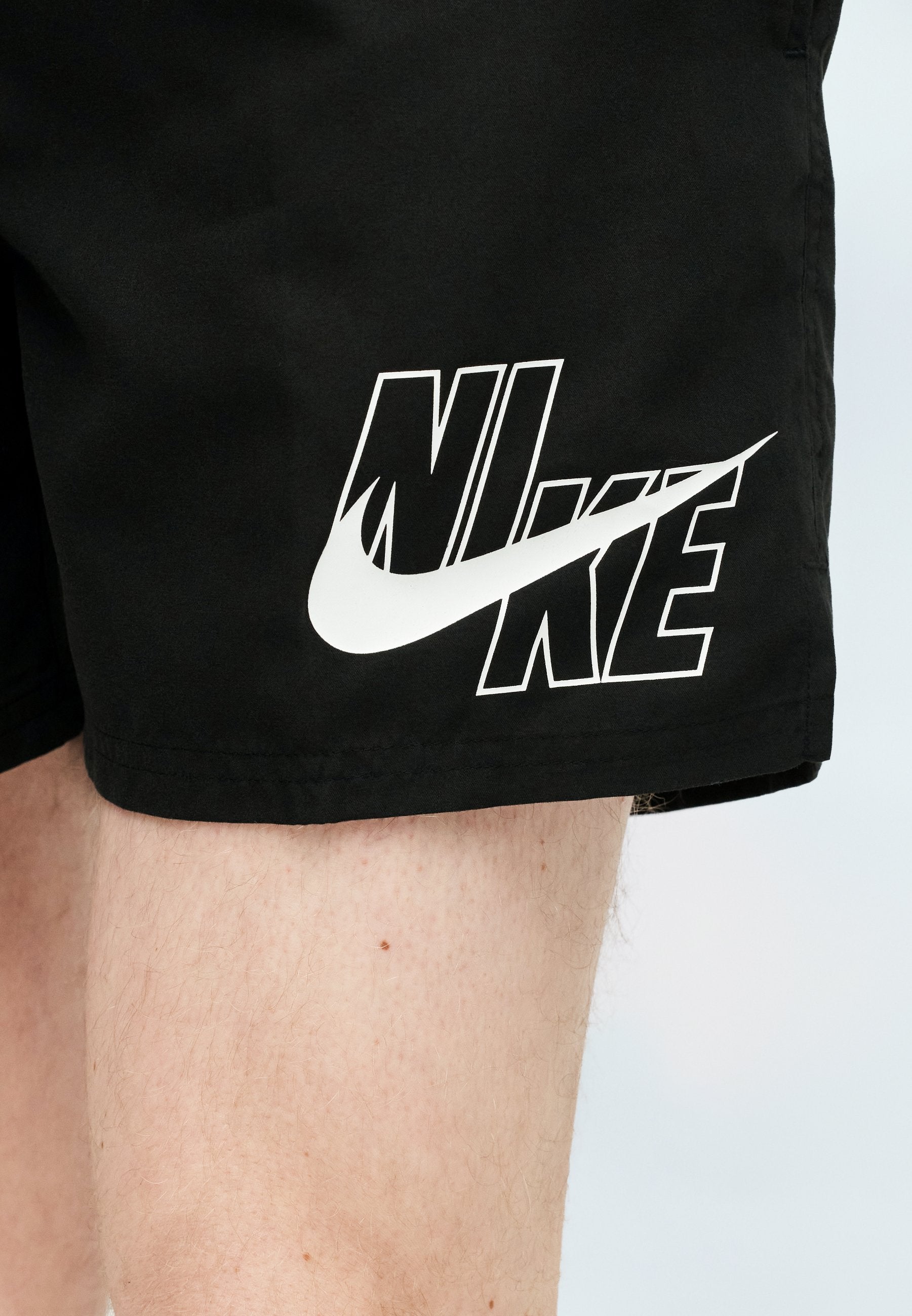 BREAKER LOGO VOLLEY - Swimming shorts - black