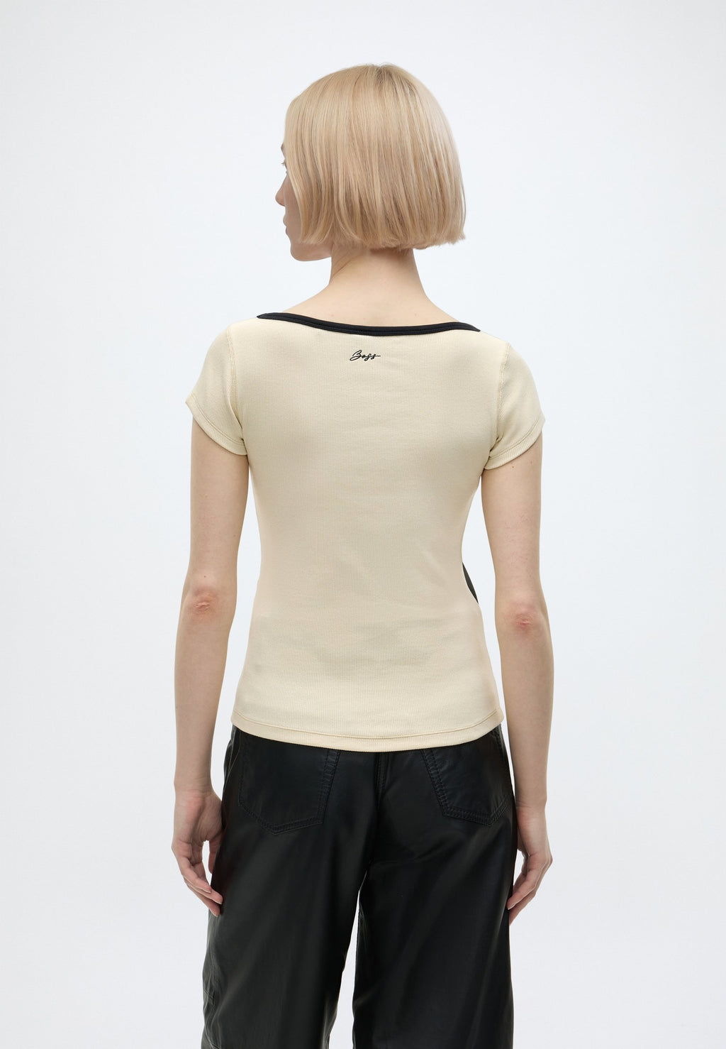 ETINE - Print T-shirt - light/pastel yellow