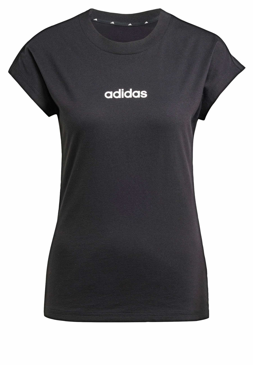 ESSENTIALS LINEAR COTTON - T-shirt basique - black white