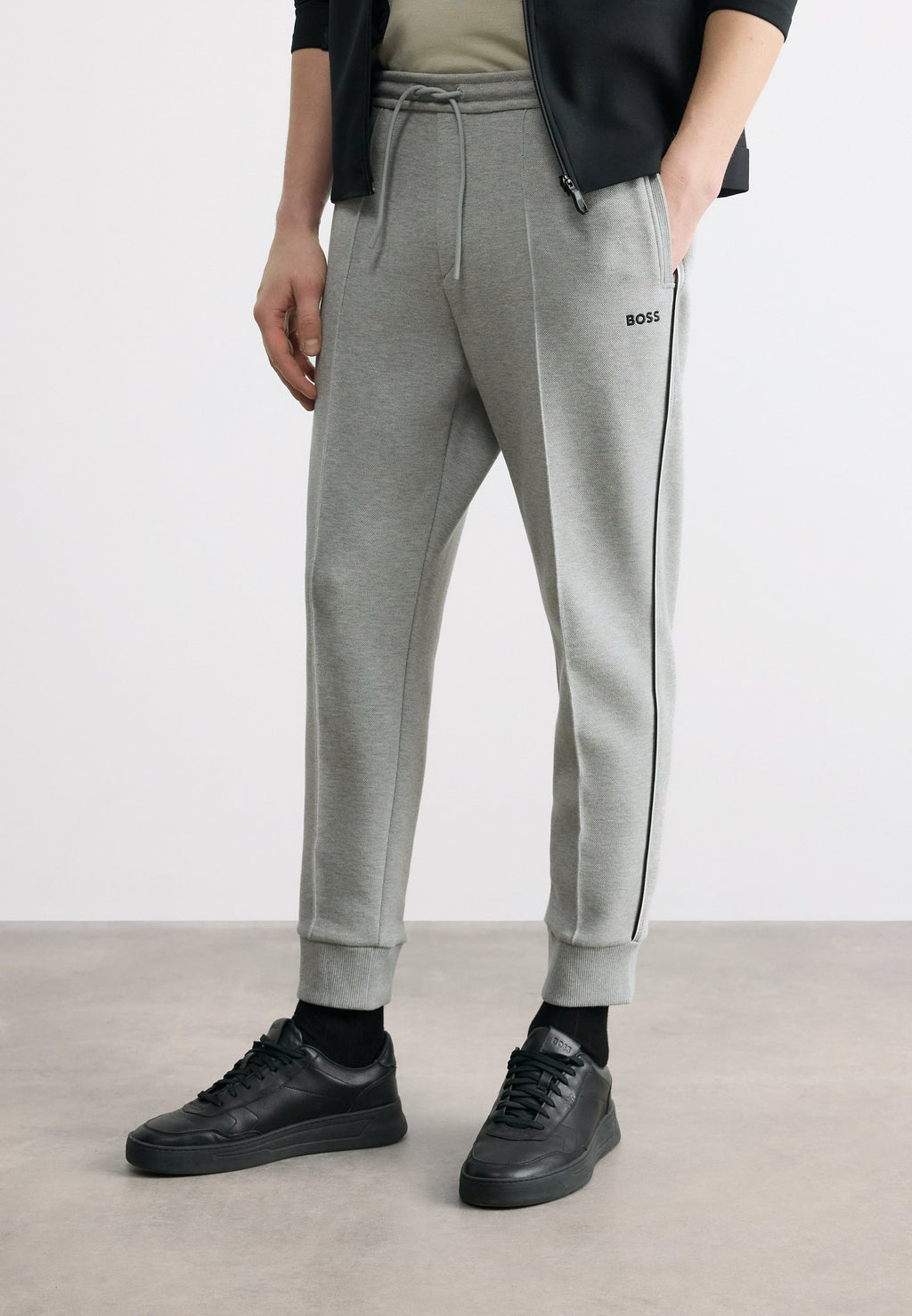 JOIN HADIKO - Tracksuit bottoms - silver-coloured