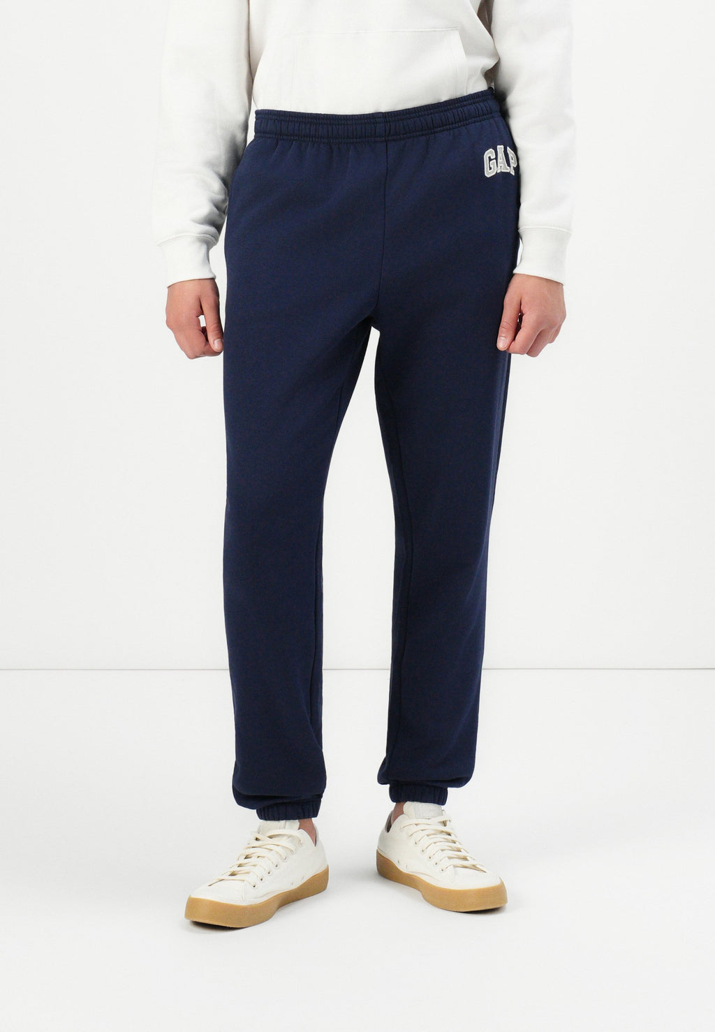 HERITAGE LOGO - Tracksuit bottoms - tapestry navy