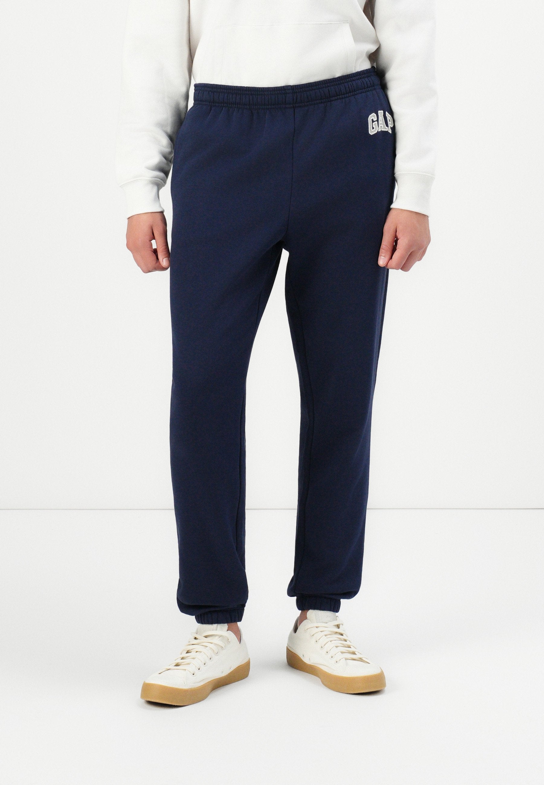 HERITAGE LOGO - Tracksuit bottoms - tapestry navy