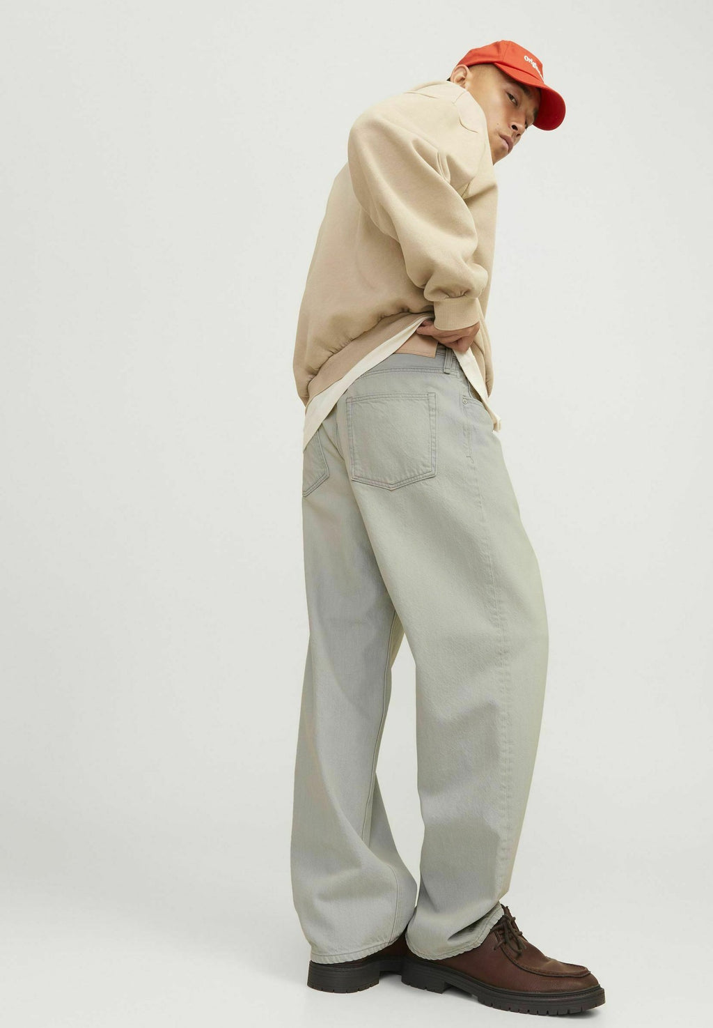 gy fit JJIALEX JJCLASSIC JJ 251 - Relaxed fit jeans - grey denim