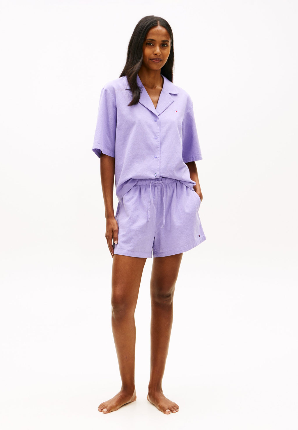 ENSEMBLE DE PYJAMA INDISPENSABLE AVEC DU LIN - Ensemble de pyjama - quartz violet