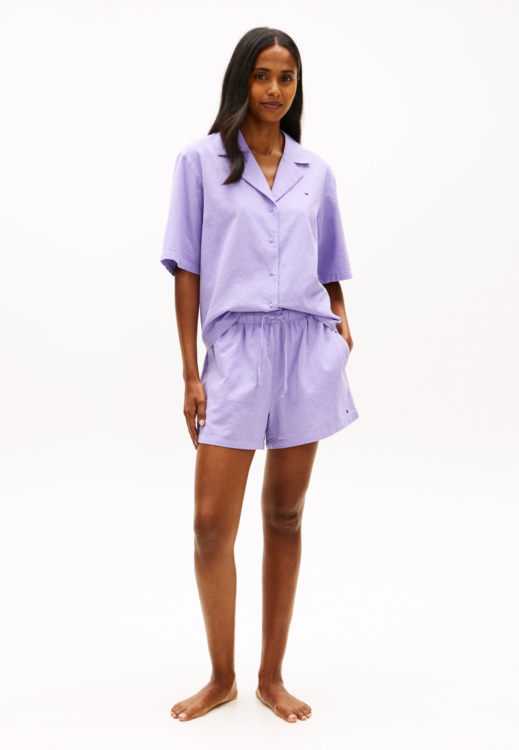 ENSEMBLE DE PYJAMA INDISPENSABLE AVEC DU LIN - Ensemble de pyjama - quartz violet