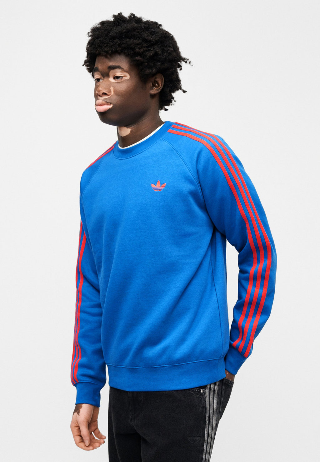 STRIPES CREW - Sweatshirt - blue