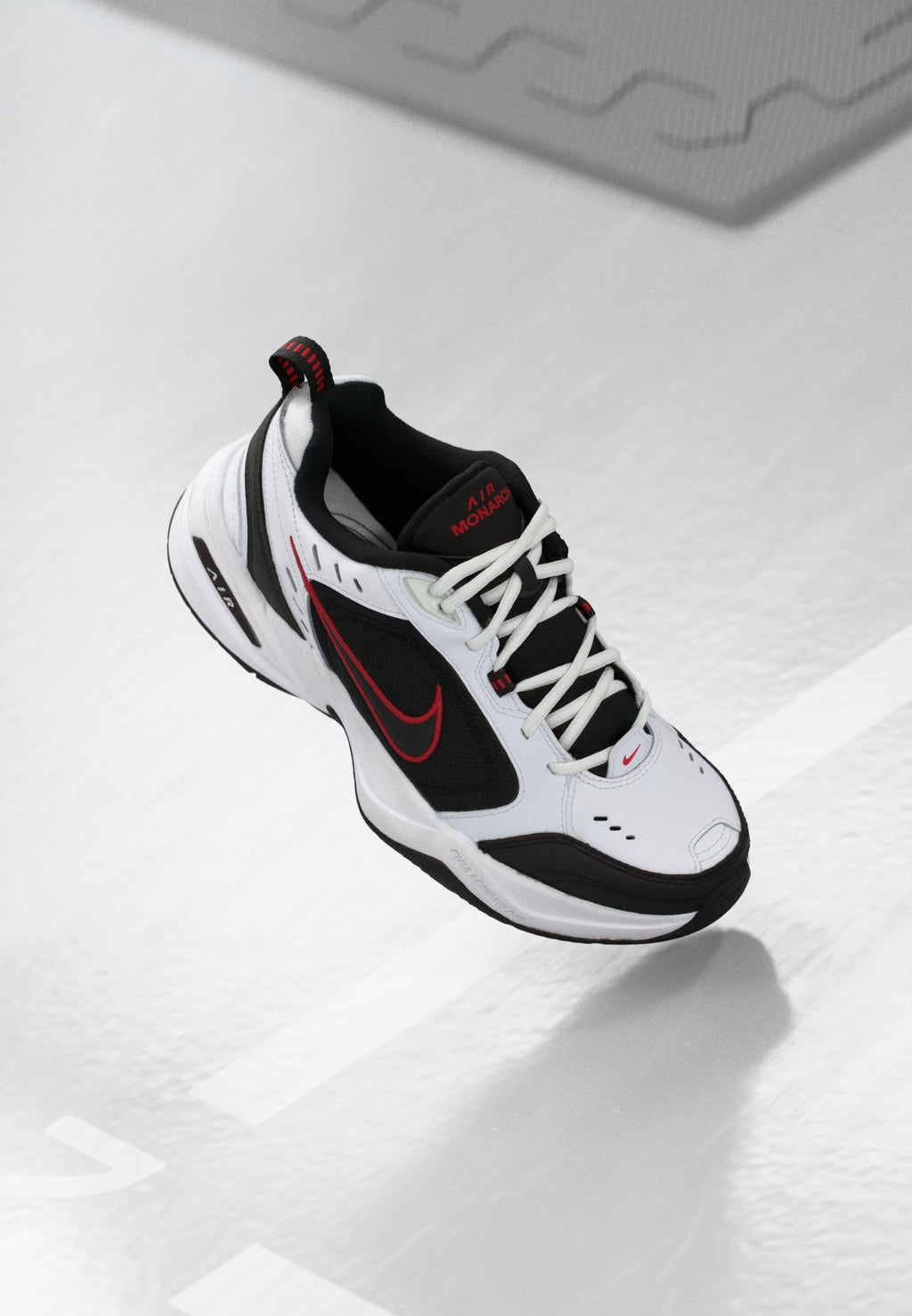 AIR MONARCH IV - Training shoe - white/black/varsity red