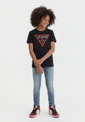 JUNIOR CORE - Print T-shirt - jet black