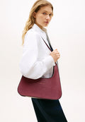 TH MODERN SHOULDER BAG - Handbag - velvet maroon