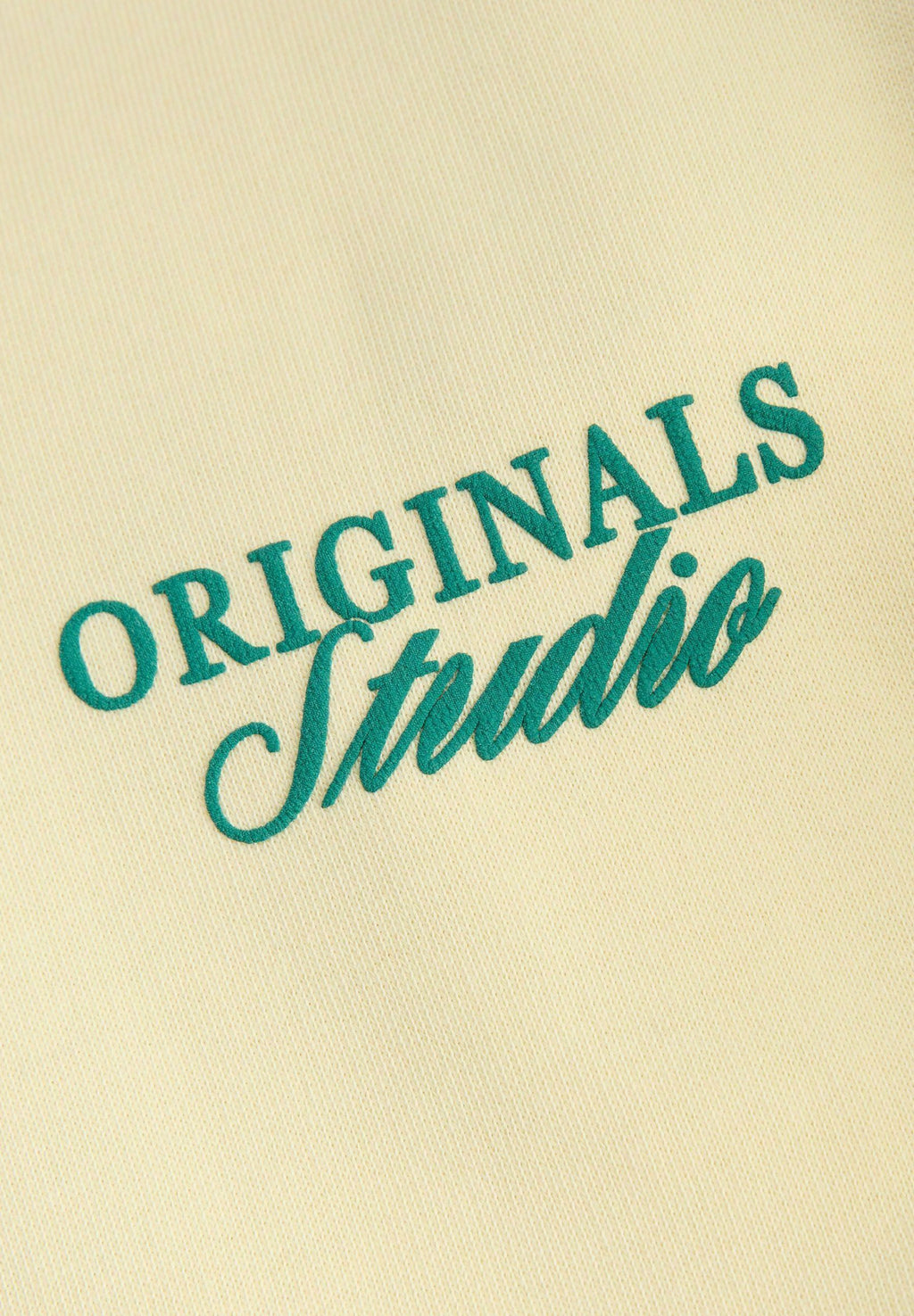 JORNORREBRO TYPO BACK SWEAT HOOD SN - Hoodie - pastel yellow