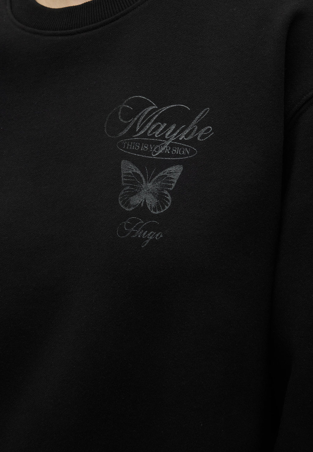 CLASSIC CREW - Sweatshirt - black