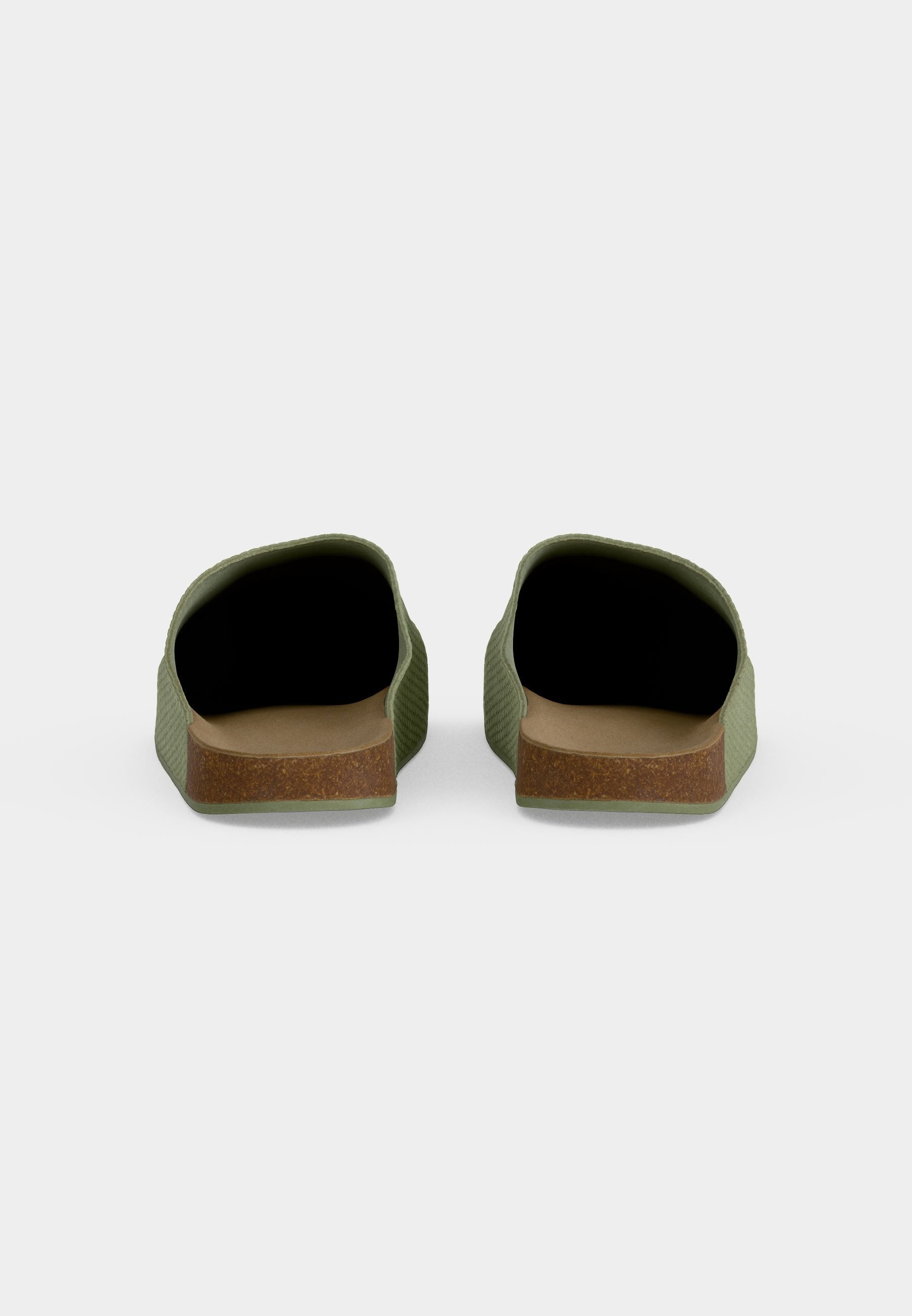 ADIMULE UNISEXE - Sabots - vert tente/carton