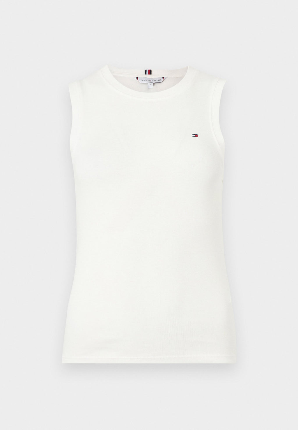 SLIM CREW NECK TANK TOP - Top - ecru