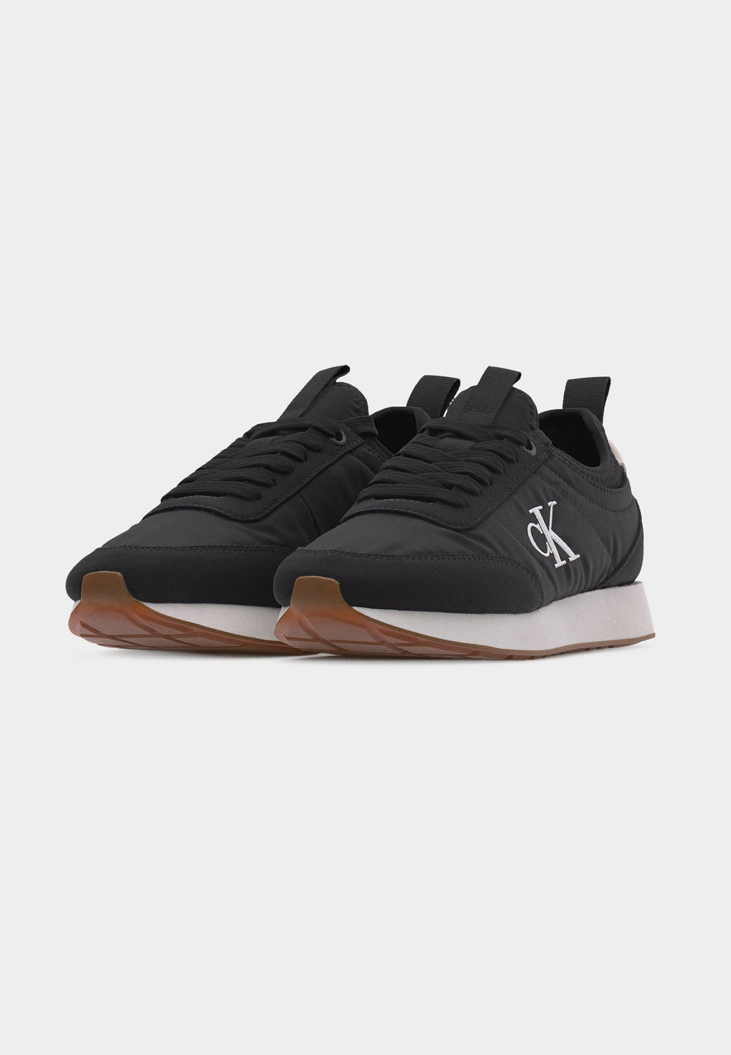 RETRO RUNNER LACE UP - Trainers - black/bright white
