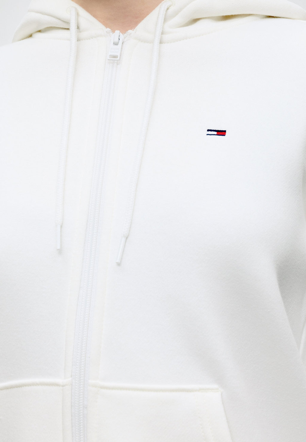 FLAG ZIP  - Zip-up sweatshirt - ecru