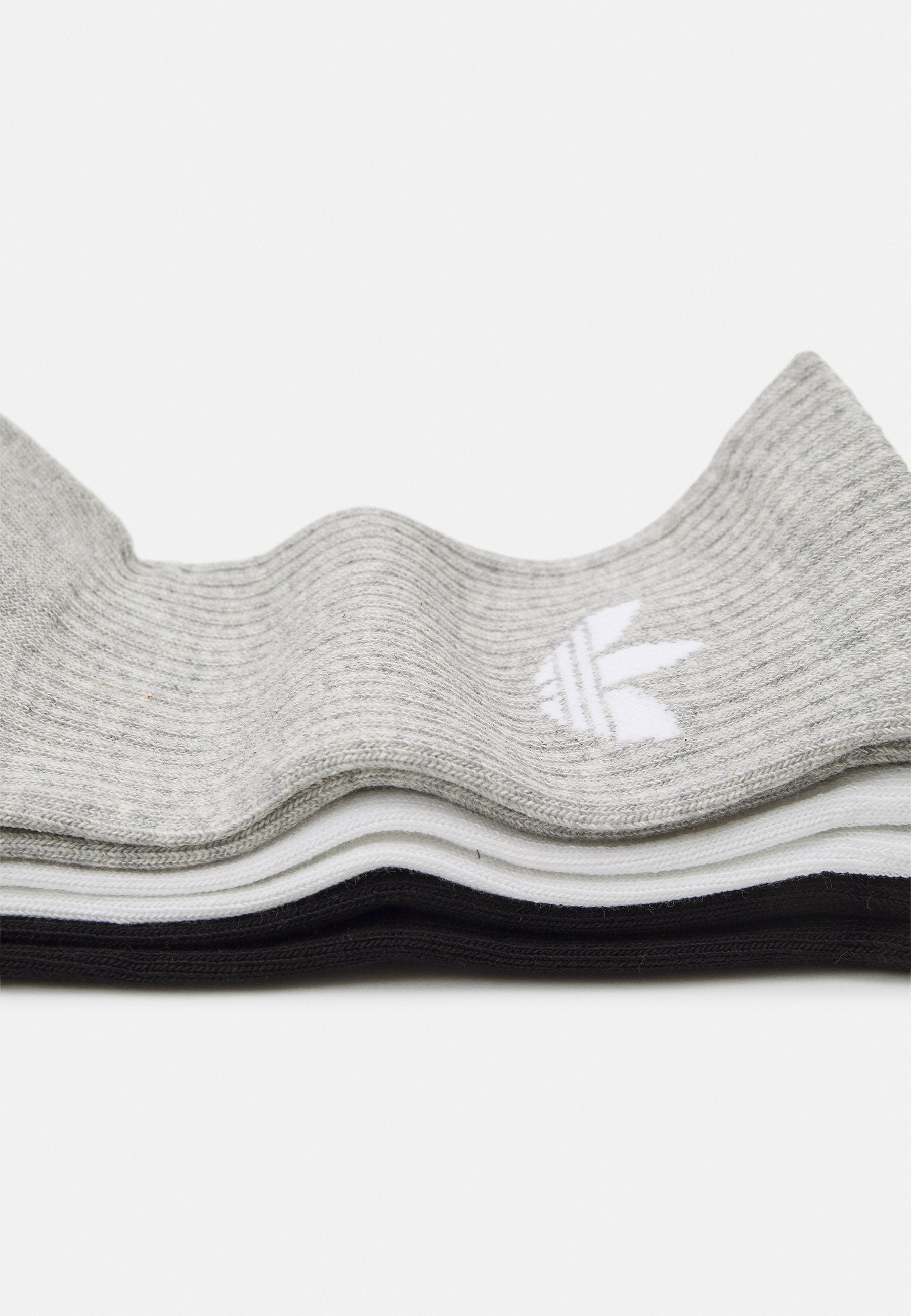 UNISEX 3 PACK - Socks - white/medium grey heather/black