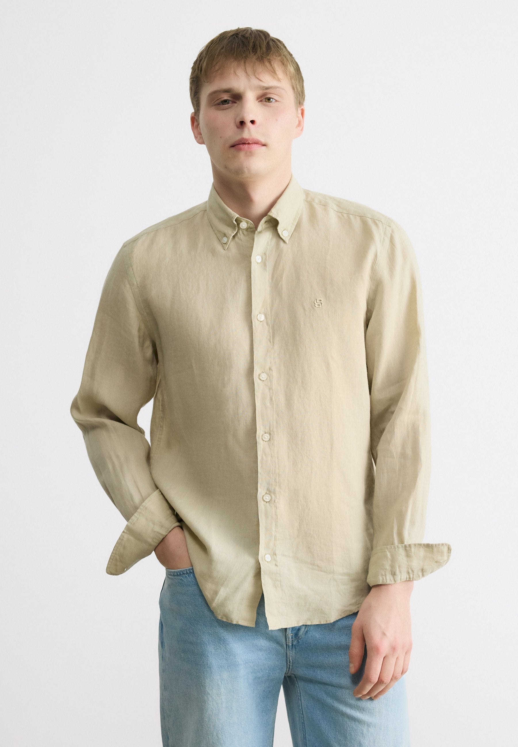 LIAM - Shirt - open beige