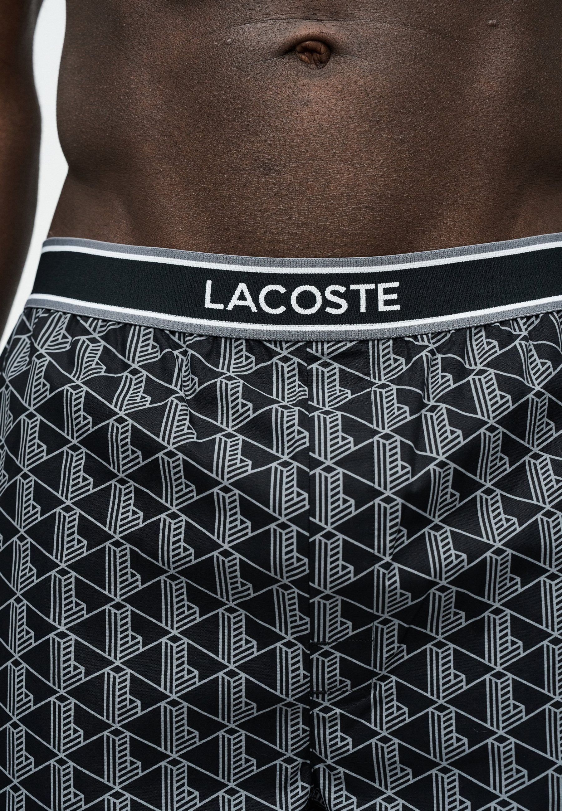 Pyjama bottoms - black/lead grey
