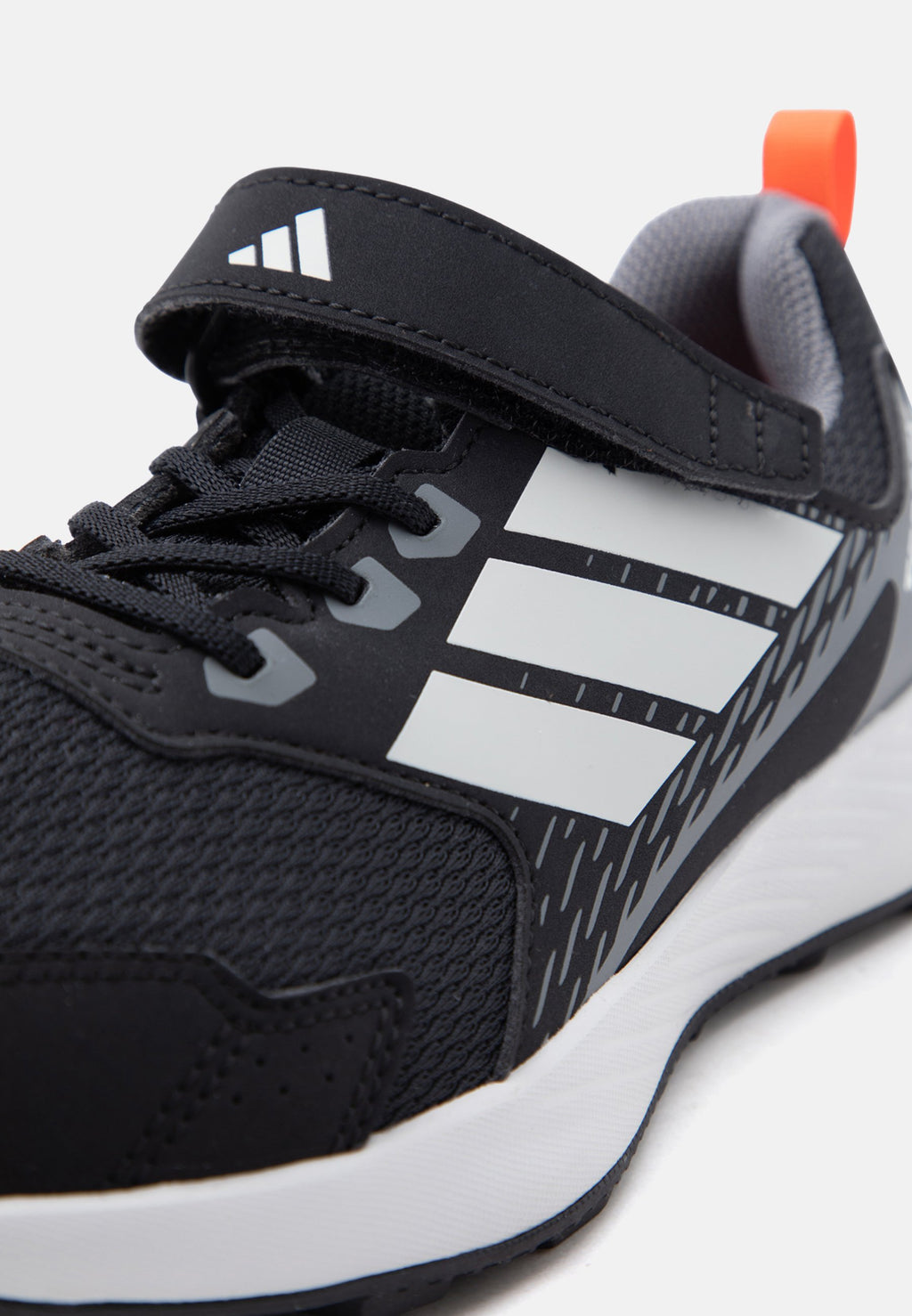 TRACEFINDER UNISEX - Hiking shoes - core black/grey one/semi impact orange