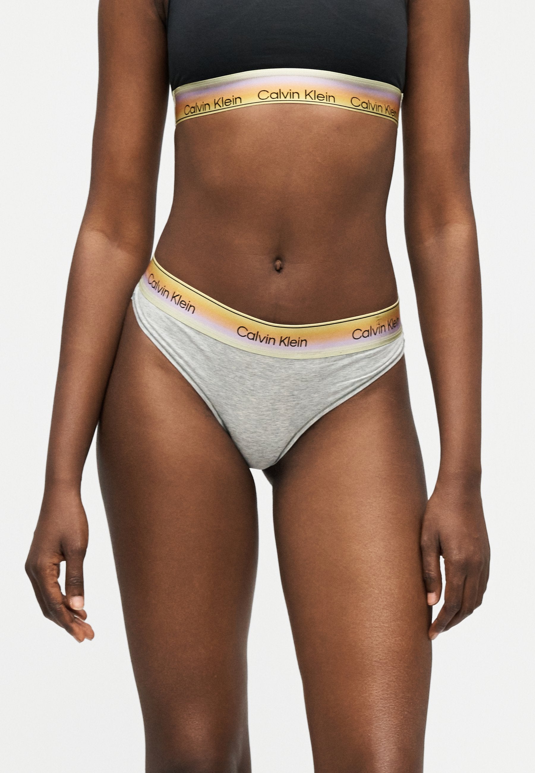 PRIDE - Thong - grey heather