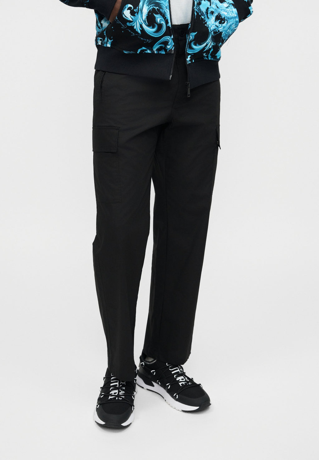EASY - Cargo trousers - black