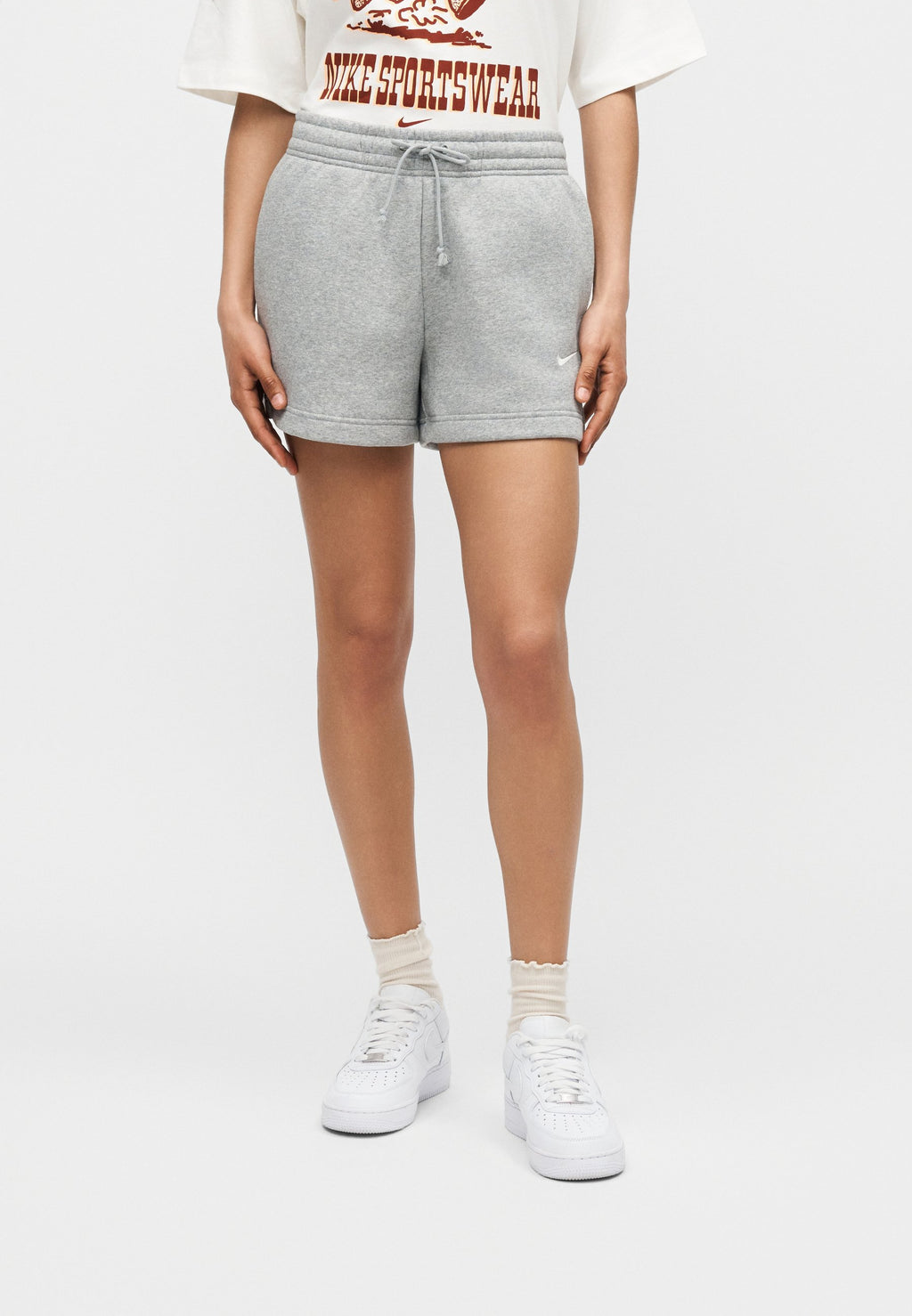 Shorts - gris foncé chiné/voile